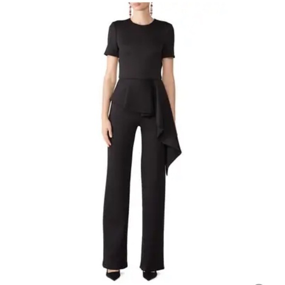 Black Halo Ruffled Myles Jumpsuit